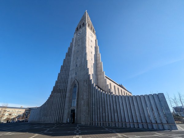 the famous Hallgrimskirkja, most dominant building in all the land