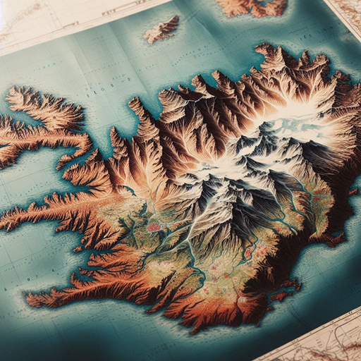Iceland Map from FreeVectorMaps